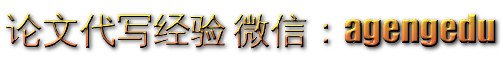 论文代写经验